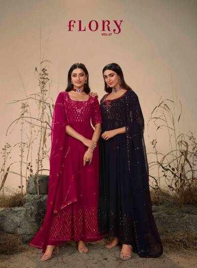 FLORY VOL-27 BY KHUSHBOO GEORGETTE SALWAR KAMEEZ WHOLESALER IN INDIA